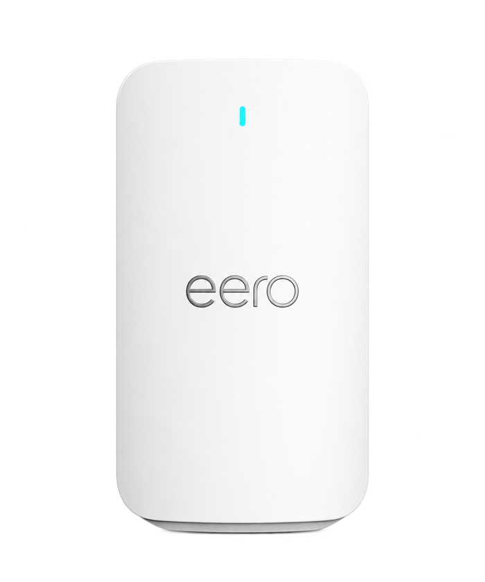 eero Signal 4G LTE cellular backup device, white with a teal status light