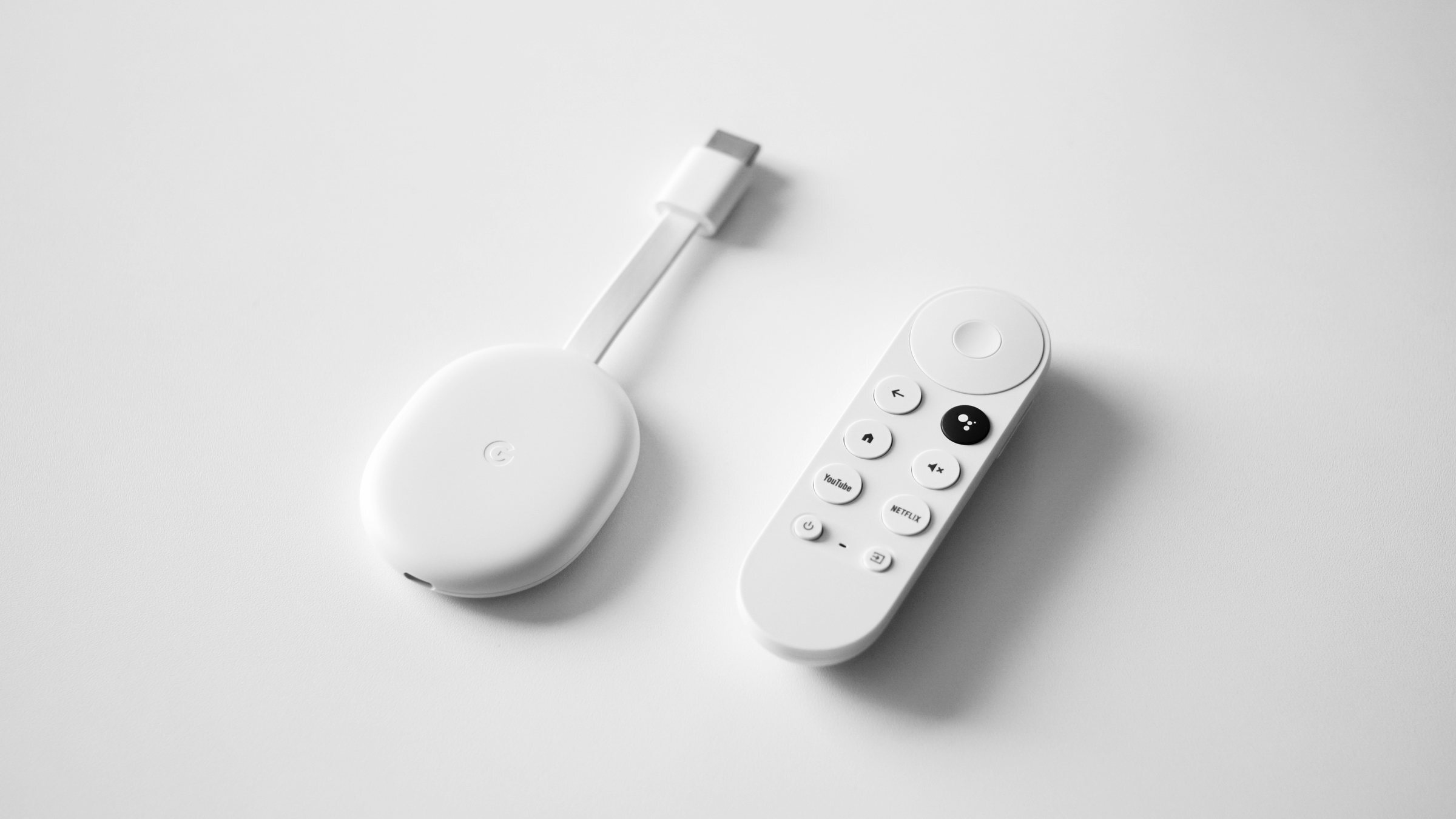 A streaming stick and its remote