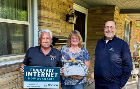 Dobson Fiber Connects First Fiber Internet Customers in Okmulgee, Oklahoma